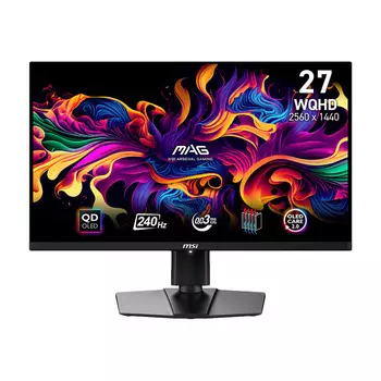 Монитор игровой MSI MAG 271 QPX QD-OLED E2, 26.5", 2560х1440, 240 Гц, QD-OLED, черный