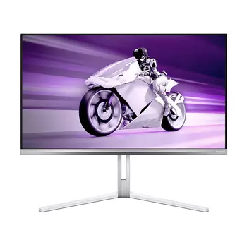 Монитор игровой Philips Evnia 27M2N8500X, 27", 2560x1440, 500 Гц, QD-OLED, белый