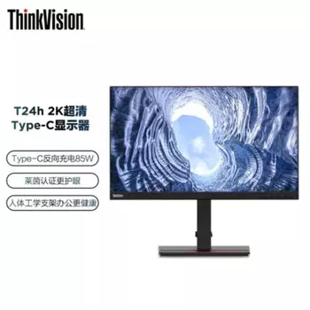 Монитор Lenovo T24h-20 23,8" IPS 2K с интерфейсом Type-C