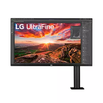 Монитор LG UltraFine Ergo 32UN880K, 31.5", 4К 3840x2160, IPS, 60 Гц, чёрный