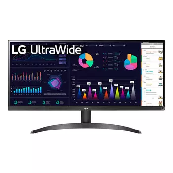 Монитор LG UltraWide 29WQ500-B, 29", FHD 2560 x 1080, IPS, 100 Гц, чёрный