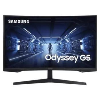 Монитор Samsung G5 Odyssey 32" LC32G55TQWMXUE,HDR10 — черный, изогнутый экран 1000R, 144 Гц, 1 мс, FreeSync, WQHD 1440p