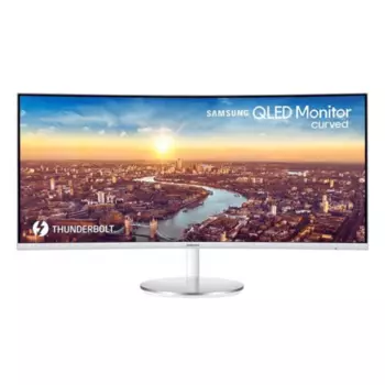 Монитор Samsung LC34J791 34", QLED, 21:9, 100 Гц, AMD Freesync, 4 мс, 2 порта Thunderbolt 3, DP, HDMI, USB