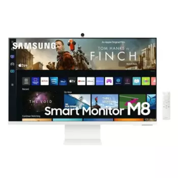 Монитор Samsung M8 32" 4K UHD, Smart TV, камера, 60 Гц, 4 мс Gtg, 16: 9, HDR10, IoT Hub, HDMI, белый, LS32BM801UMXUE