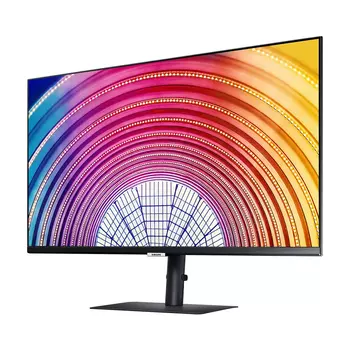 Монитор Samsung S24A600NWC, 23.8", 2560 x 1440, 75 Гц, IPS, черный