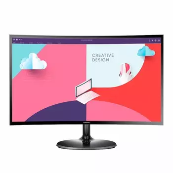 Монитор Samsung S24C360EAC 24'', FHD, 75 Гц, черный