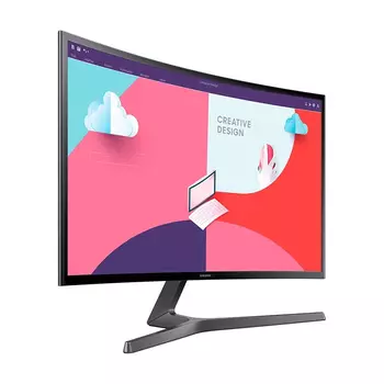 Монитор Samsung S24C366EAC, 24", 1920 x 1080, 75 Гц, VA, черный