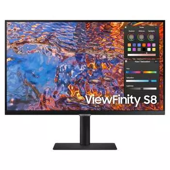 Монитор Samsung ViewFinity S80PB, 27", 3840x2160, 60 Гц, IPS, черный