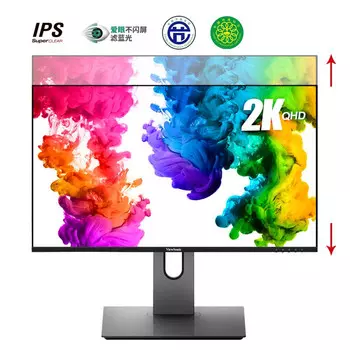 Монитор ViewSonic VX2480 23,8" IPS 2K с узкими краями