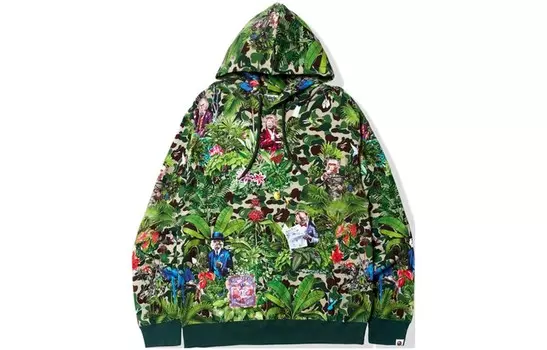 Monkey47 X Bape Толстовка Мужская A Bathing Ape, зеленый