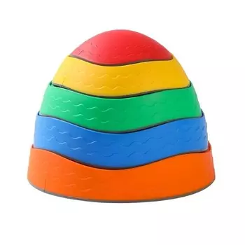 Monkey, Sensory Path, Речные камни Волна, 6 шт. Mapiszon