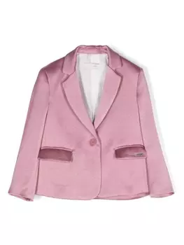 Monnalisa атласный пиджак, розовый