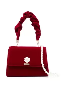 Monnalisa бархатная сумка-тоут, красный