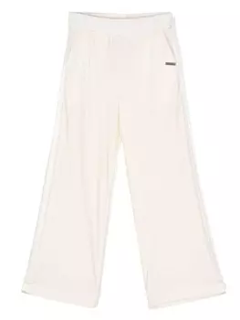 Monnalisa бархатные спортивные брюки, белый