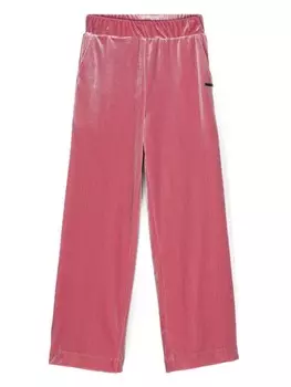 Monnalisa бархатные спортивные брюки, розовый