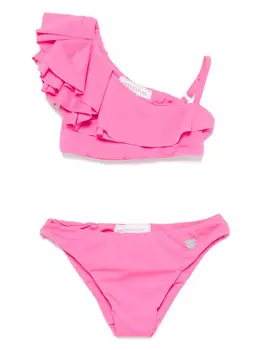 Monnalisa бикини с оборками, розовый