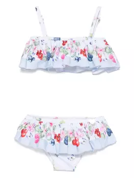 Monnalisa бикини с оборками, синий