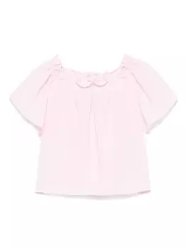 Monnalisa блузка свободного кроя, розовый