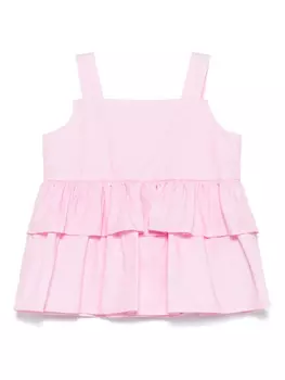 Monnalisa блузка в горох, розовый