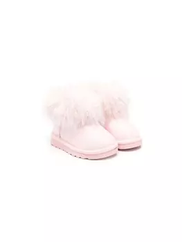 Monnalisa ботинки с блестками, розовый