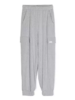 Monnalisa брюки карго с люрексом, серый