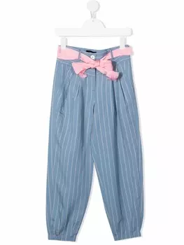 Monnalisa брюки с завязками, синий