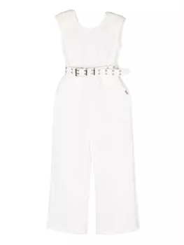 Monnalisa декорированный комбинезон, белый