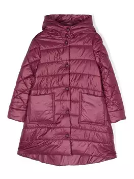 Monnalisa длинный пуховик, фиолетовый