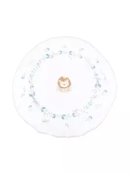 Monnalisa дутое одеяло с принтом, белый