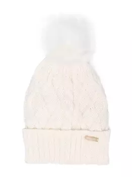 Monnalisa джемпер фактурной вязки, белый