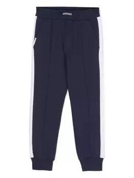 Monnalisa джоггеры с контрастной отделкой, синий