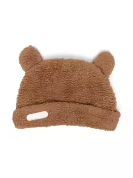 Monnalisa фактурная шапка бини, коричневый