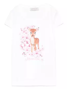 Monnalisa футболка St. Bosco, белый