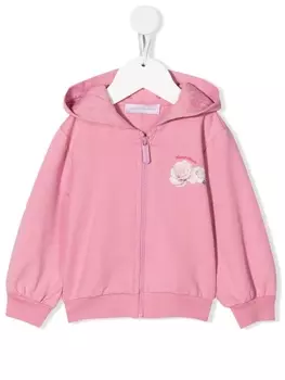 Monnalisa худи Marie на молнии, розовый