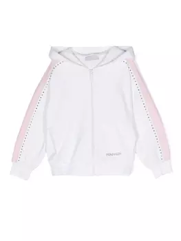 Monnalisa худи Minnie на молнии, белый