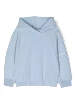 Monnalisa худи с кристаллами, синий