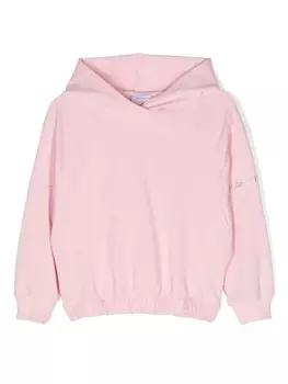 Monnalisa худи с логотипом, розовый
