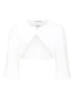 Monnalisa кардиган на пуговице, белый
