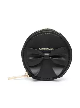 Monnalisa клатч с бантом, черный