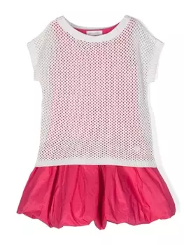 Monnalisa комплект из платья и топа, розовый