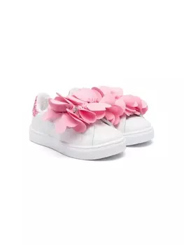 Monnalisa кроссовки с декором Bow