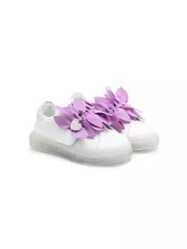 Monnalisa кроссовки с узлом, белый