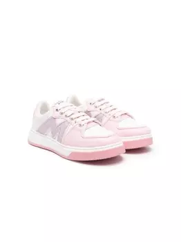 Monnalisa кроссовки со вставками, белый