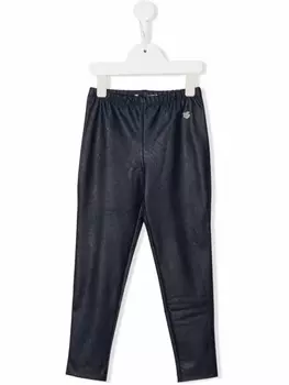 Monnalisa легинсы из искусственной кожи, синий