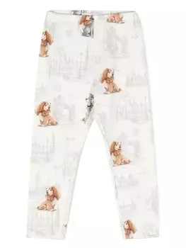 Monnalisa легинсы Lady and the Tramp из коллаборации с Disney, белый