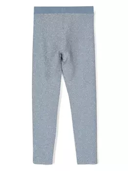 Monnalisa легинсы с эффектом металлик, синий