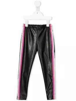 Monnalisa легинсы с лампасами, черный