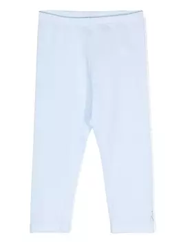 Monnalisa легинсы с логотипом, синий