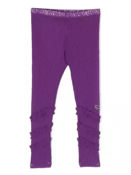 Monnalisa легинсы с оборками, фиолетовый