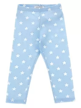 Monnalisa легинсы с принтом, синий